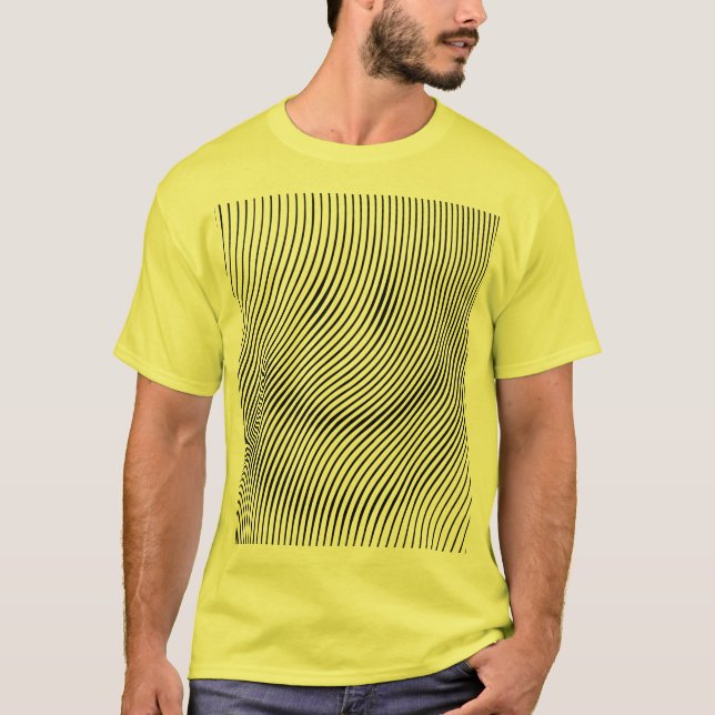 Camiseta cara de la ilusión óptica (Anverso)