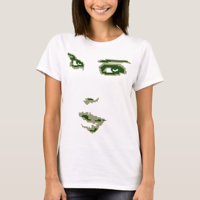Camiseta cara de la mujer (Anverso)