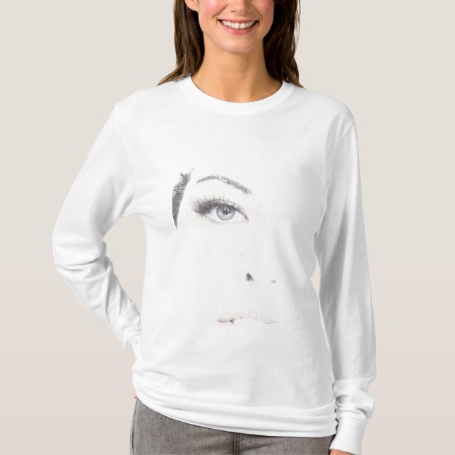 Camiseta Cara de la mujer (Anverso)