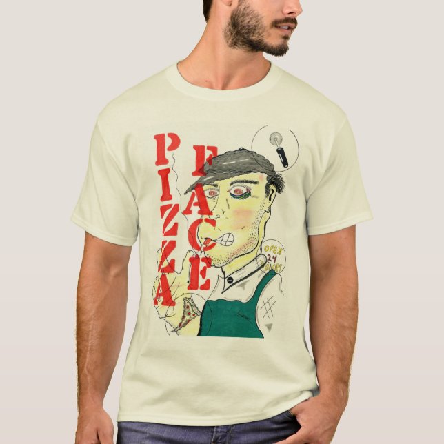 Camiseta "Cara de la pizza " (Anverso)