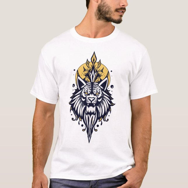 Camiseta cara de león (Anverso)