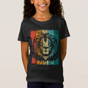 Camiseta Cara de león retro