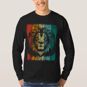 Camiseta Cara de león retro