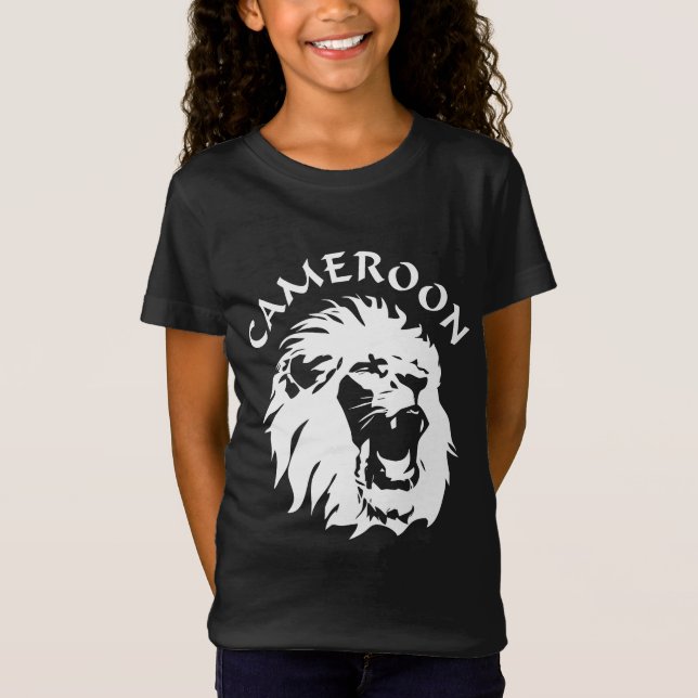 Camiseta Cara de león ruidosa - Camerún (Anverso)