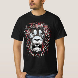 Camiseta Cara de león tribal