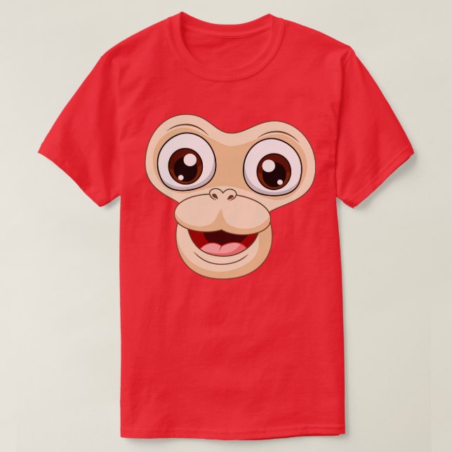 Camiseta Cara de mono (Diseño del anverso)