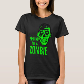 Camiseta Cara de Monstruo Zombie Halloween Espeluznante