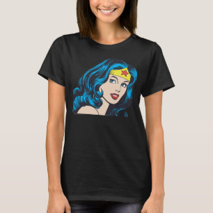 Camiseta Cara de mujer maravilla