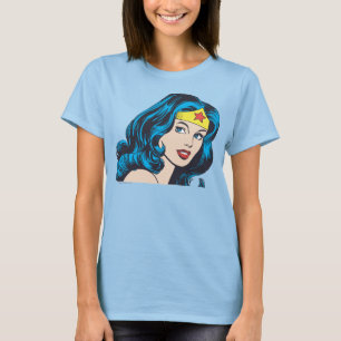 Camiseta Cara de mujer maravilla
