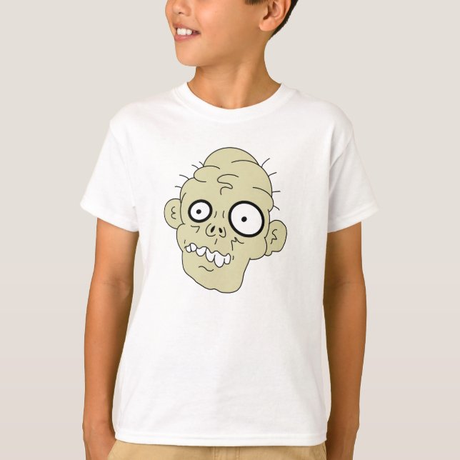 Camiseta Cara de Niño Zombie (Anverso)