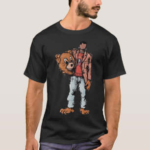 Camiseta cara de oso de abandono