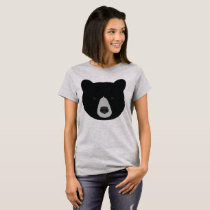 Camiseta Cara de Oso Negro
