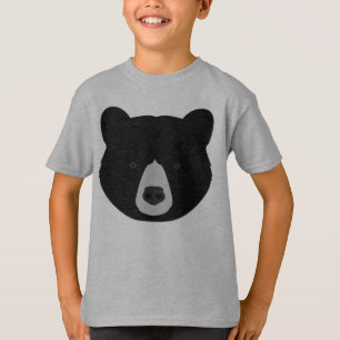Camiseta Cara de Oso Negro