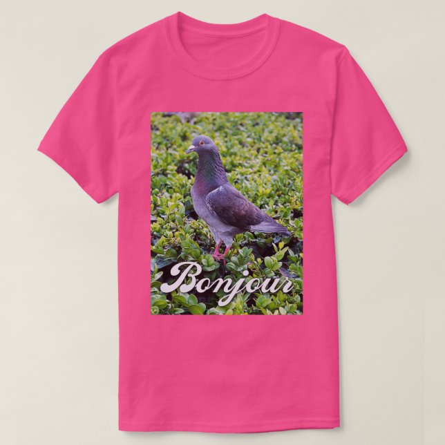 Camiseta Cara de paloma (Diseño del anverso)
