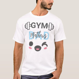 Camiseta Cara de papá de gimnasio personalizada sonriente l