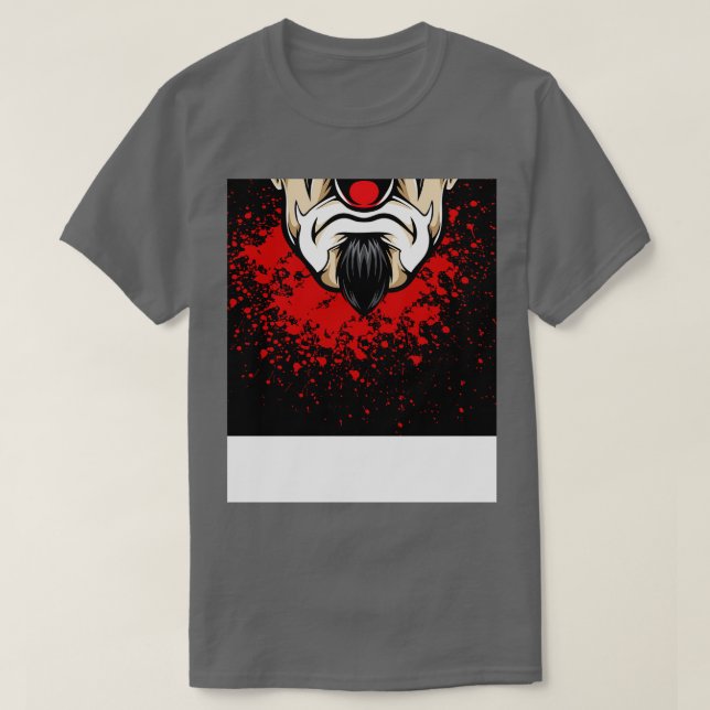 Camiseta Cara de payaso (Diseño del anverso)