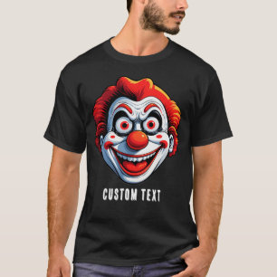 Camiseta Cara de payaso de dibujos animados