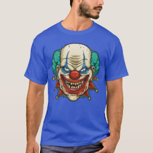 Camiseta Cara de payaso espeluznante Halloween truco o trat