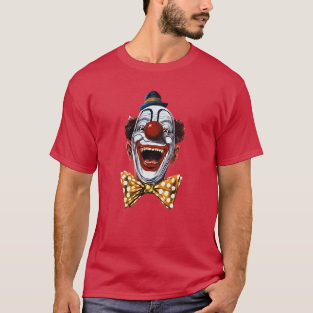 Camiseta Cara de Payaso Vintage (Anverso)