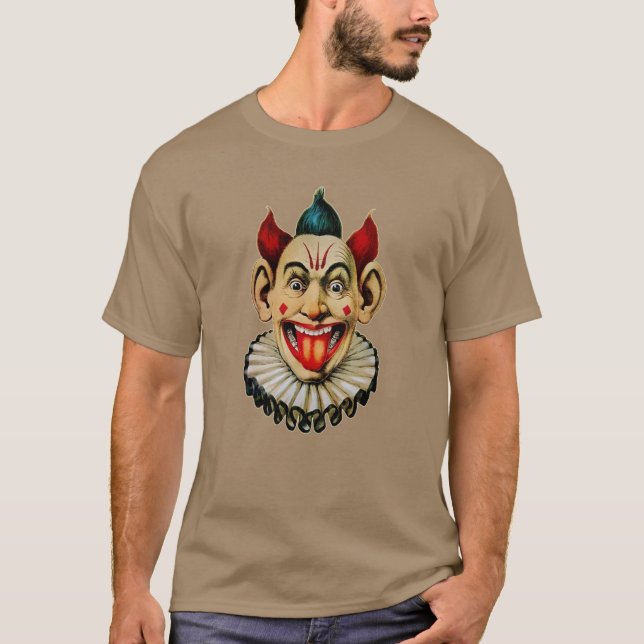 Camiseta Cara de Payaso Vintage (Anverso)