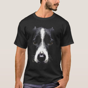 Camiseta Cara de perro Border Collie