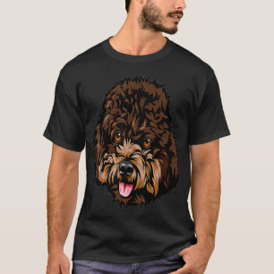 Camiseta Cara de perro caniche de Guay