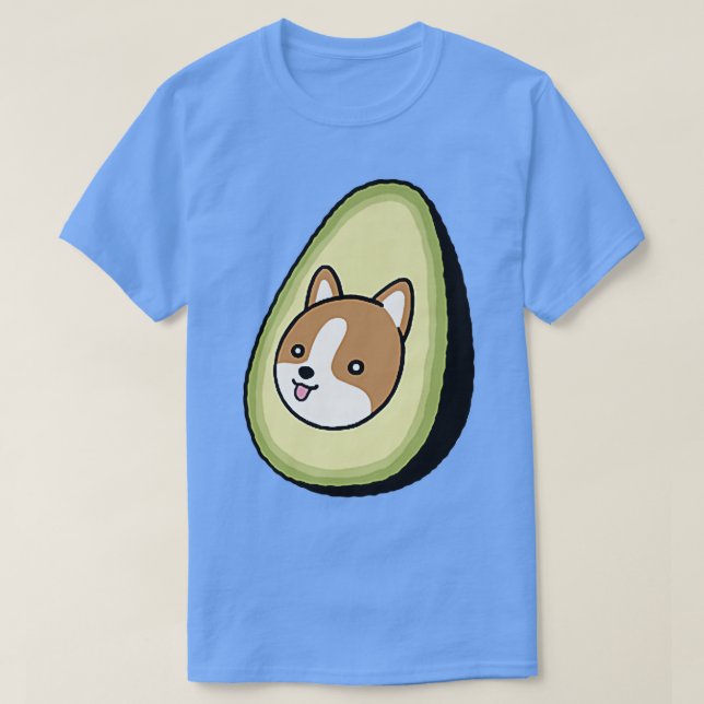 Camiseta Cara de perro de aguacate de moda (Diseño del anverso)