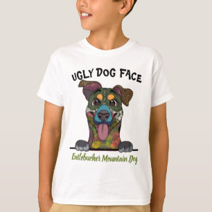 Camiseta Cara de perro fea en la montaña Entlebucher