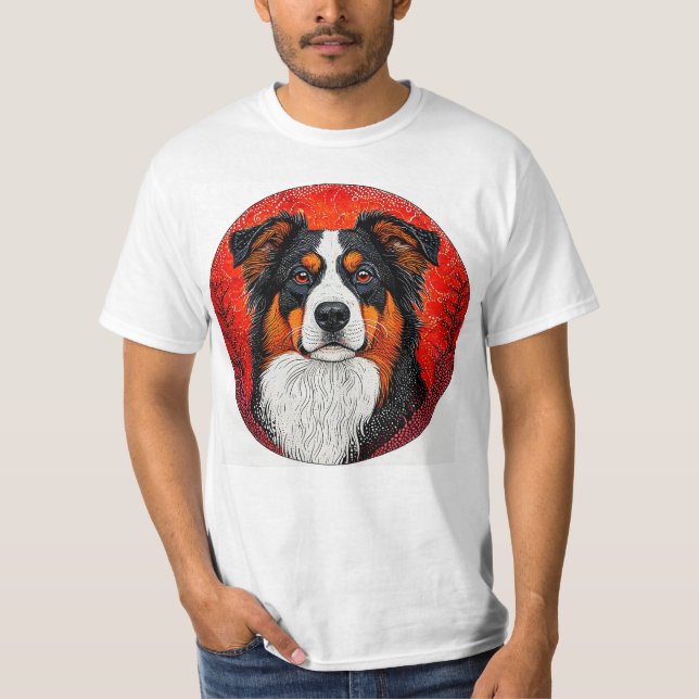 Camiseta Cara de perro lindo (Anverso)