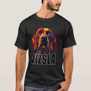 Camiseta Cara de perro Vizsla Dueño de Vizsla colorido Aman