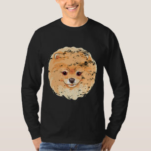 Camiseta Cara de Pomerania Cute Retro Vintage