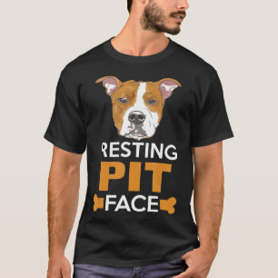 Camiseta Cara de pozo de nido de tiburón de Pitbull para pe