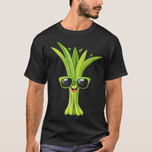 Camiseta Cara de Puerro Divertida con Gafas de Sol