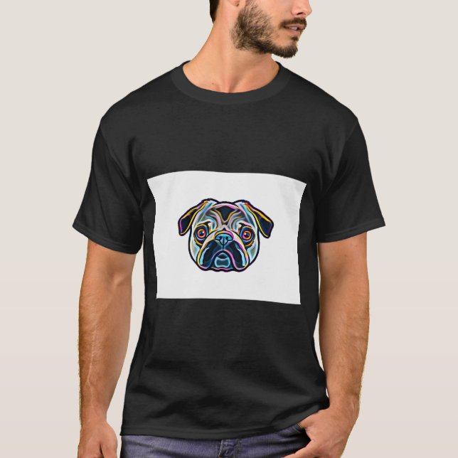Camiseta Cara de Pug (Anverso)