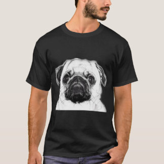 Camiseta Cara de pug