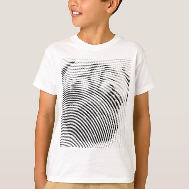 Camiseta Cara de pug (Anverso)