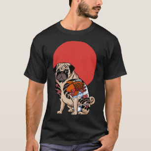 Camiseta Cara de Pug para hombres mujeres Pug Daddy Pug Mom