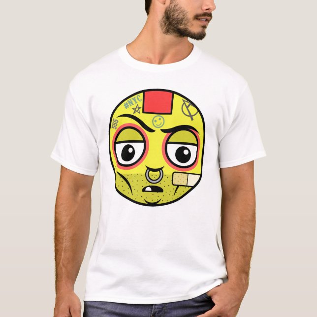 Camiseta Cara de punk (Anverso)