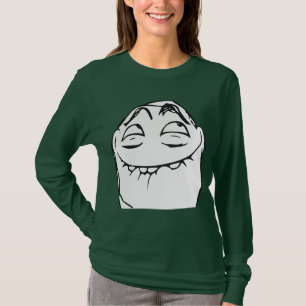 Camiseta Cara de risa Meme cómico de la rabia de PFFTCH