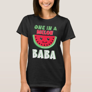 Camiseta Cara de sandía linda feliz para mí abuelo uno en u