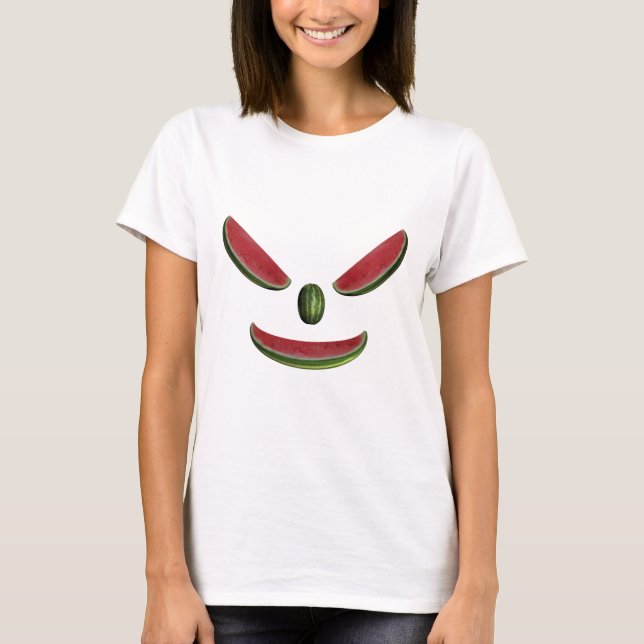 Camiseta Cara de Sandía Sonriente (Anverso)