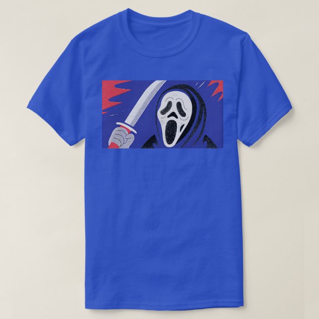 Camiseta cara de Scream (Diseño del anverso)