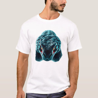 Camiseta Cara de serpiente flota libremente