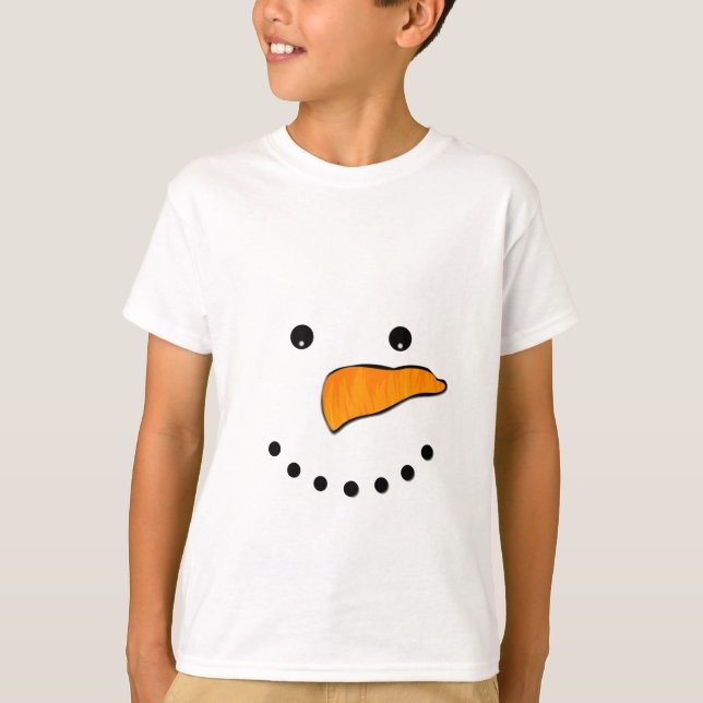 Camiseta Cara de Snowman (Anverso)