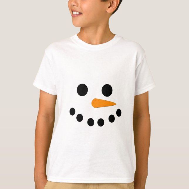 Camiseta Cara de Snowman (Anverso)
