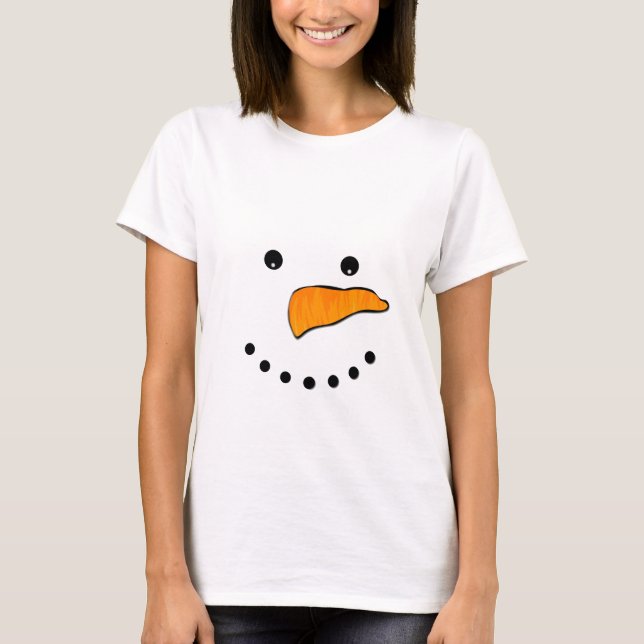 Camiseta Cara de Snowman (Anverso)