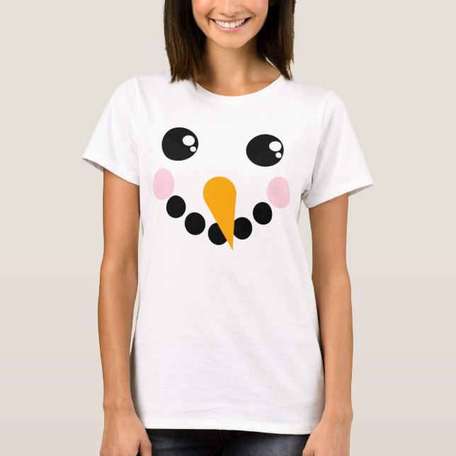 Camiseta Cara de Snowman (Anverso)
