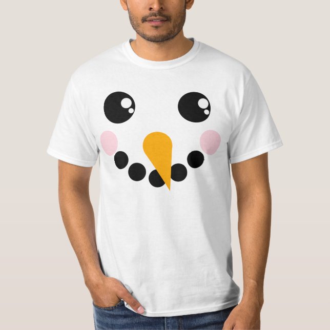Camiseta Cara de Snowman (Anverso)