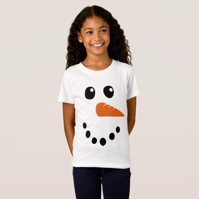 Camiseta Cara de Snowman (Anverso completo)