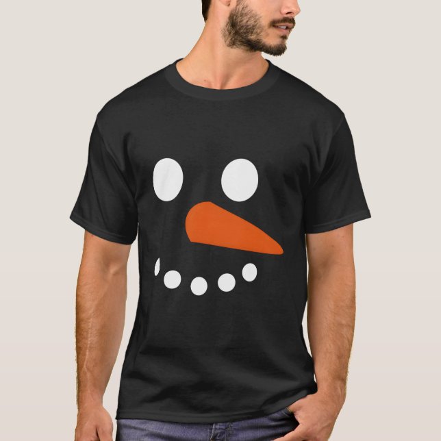Camiseta Cara de Snowman (Anverso)